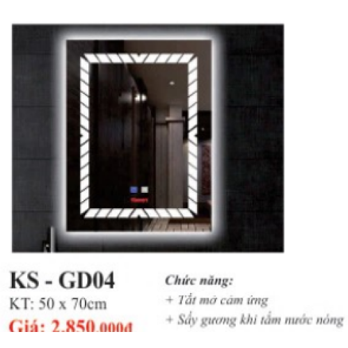 GƯƠNG SOI ĐÈN LED CAO CẤP KASSANI KS-GD04